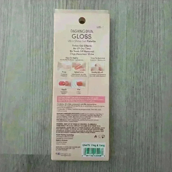 Dashing Diva Gloss Ultra Shine Gel Palette Nail 32 ct Ying &Yang NIB - Picture 3 of 3